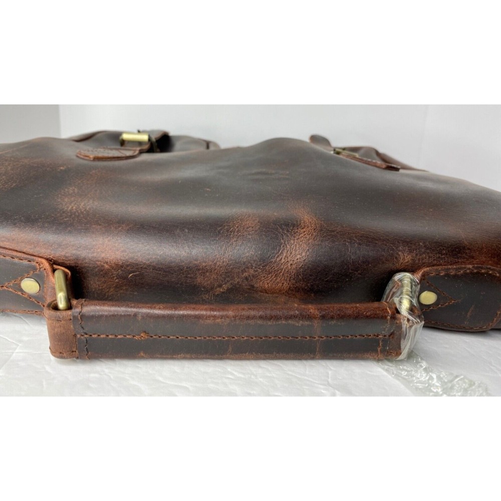 Cuero Messenger Bag, The Antiquarich leather, Reto, Rustic Bag, NEW - Picture 2 of 12